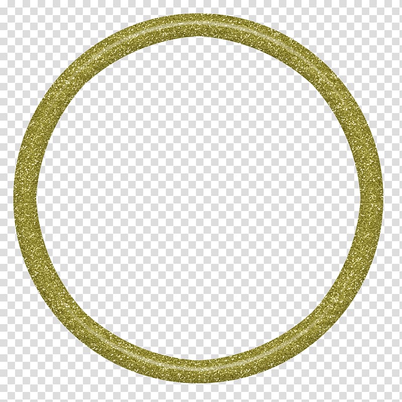 gold circle frame material transparent background PNG clipart