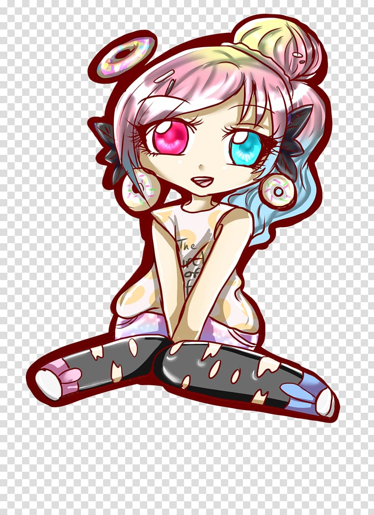 Mangaka Line Girl , line transparent background PNG clipart