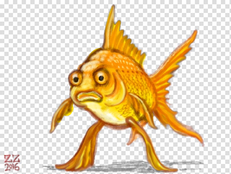 Drawing Goldfish Human leg Fish fin, Fish group transparent background PNG clipart