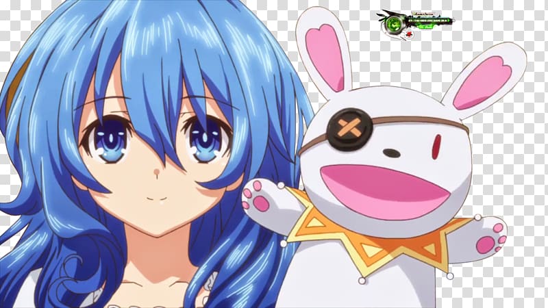 GIF Date A Live 3: Kurumi Killer Date A Live 2: Yoshino Puppet Date A Live 4: Itsuka Sister, yoshino transparent background PNG clipart