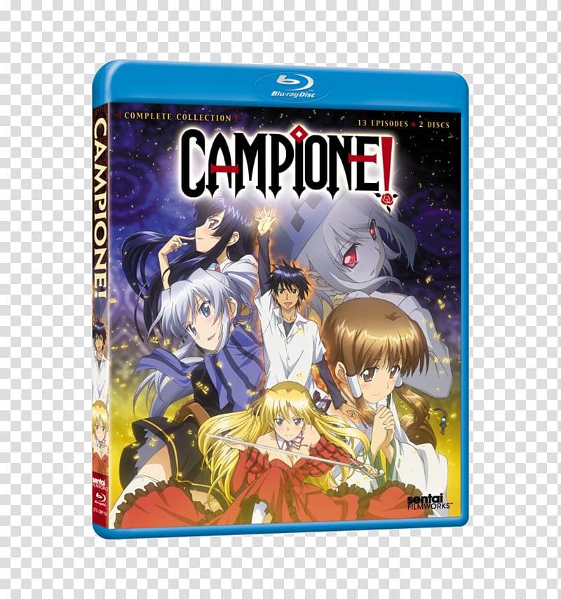 Blu-ray disc Campione! Anime Television show Film, Anime transparent background PNG clipart
