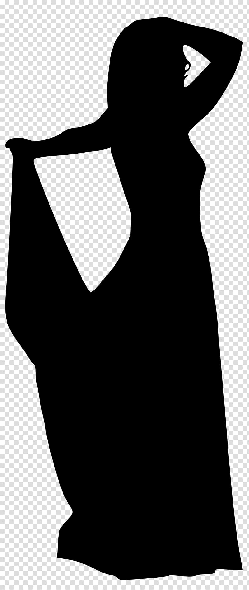 Silhouette Woman Monochrome , woman silhouette transparent background PNG clipart