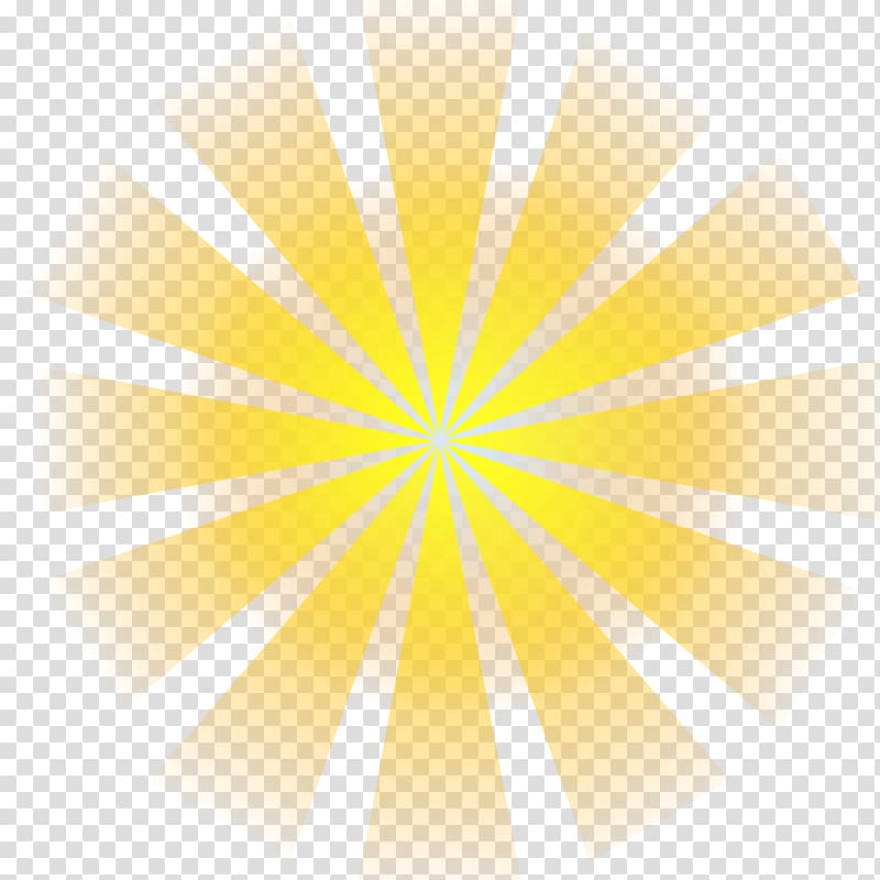yellow rays illustration, Sunlight Sky Yellow , sun,sunlight transparent background PNG clipart