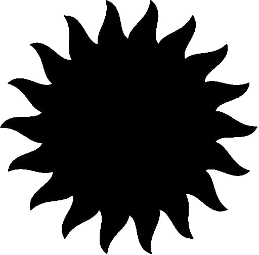 Black and white Free content , Sunray transparent background PNG clipart