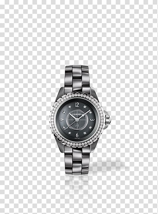 Chanel J12 Watch Quartz clock Fashion, chanel transparent background PNG clipart