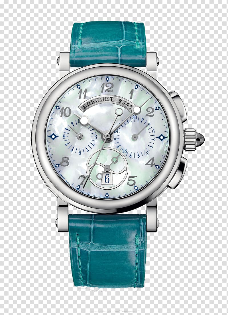 Breguet Clock Chronograph Watch Marine chronometer, clock transparent background PNG clipart