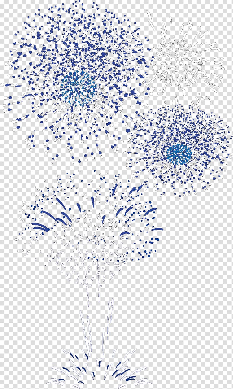 Fireworks Blue White, fireworks transparent background PNG clipart