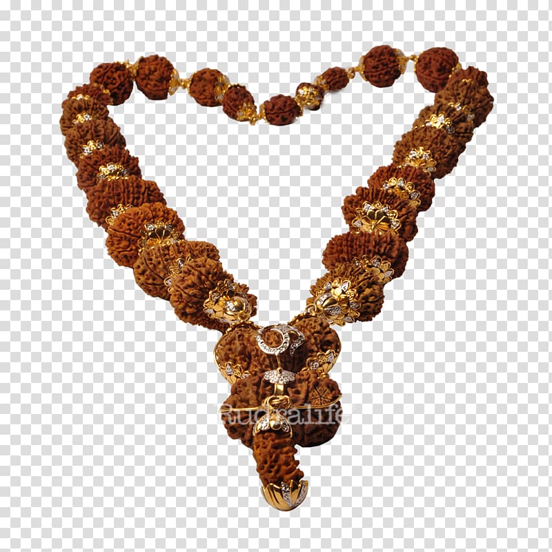 Rudraksha Mahadeva Japamala Buddhist prayer beads Rudralife, Mala transparent background PNG clipart