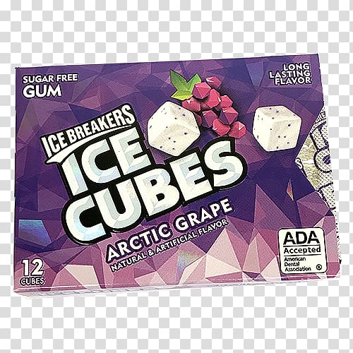 Chewing gum Ice Breakers Ice cube Mint, chewing gum transparent background PNG clipart