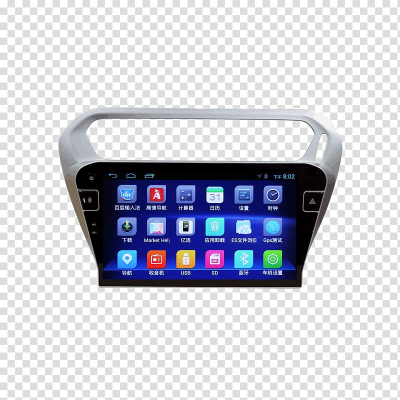 Icon, Citroen C4L widescreen navigator transparent background PNG clipart