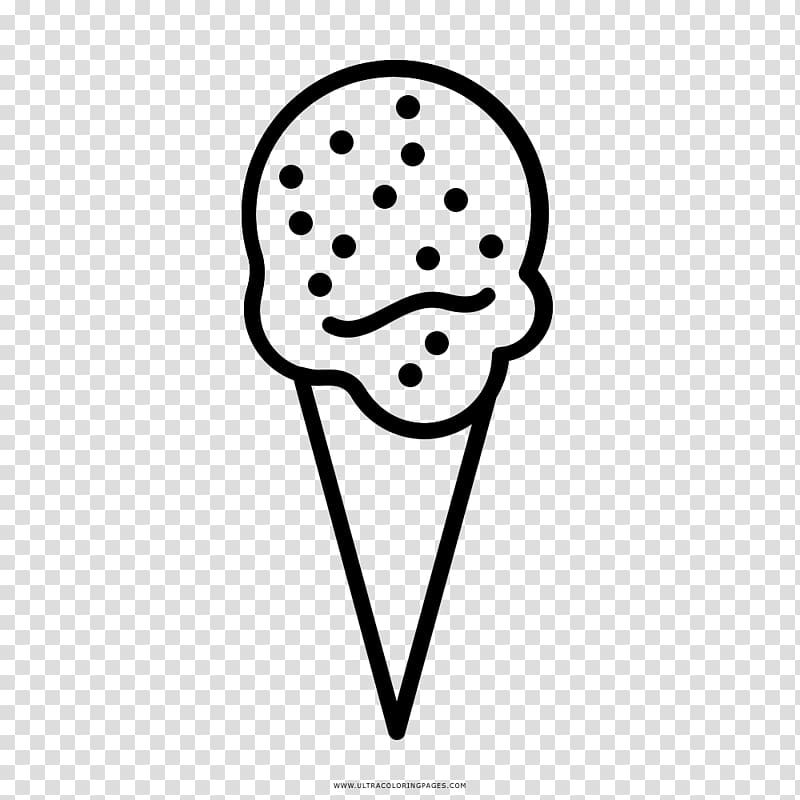 Ice Cream Cones Drawing Coloring book, ice cream transparent background PNG clipart