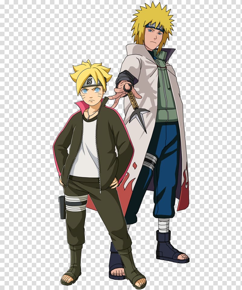 Naruto Uzumaki e Minato Namikaze - Naruto