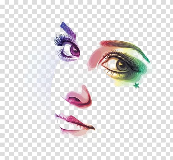 Adobe Illustrator Tutorial Graphic design, Makeup girl transparent background PNG clipart
