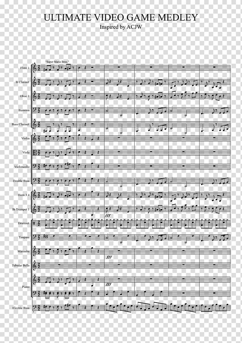 Sheet Music Trumpet Wind quintet Trombone, bass clarinet transparent background PNG clipart