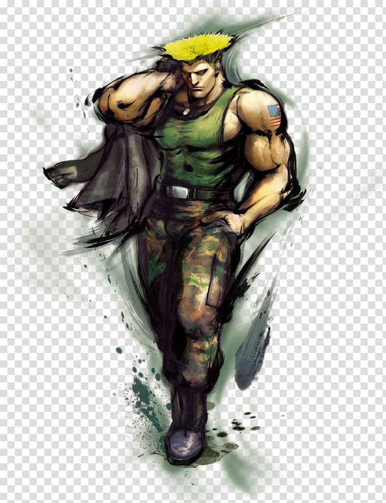 Super Street Fighter IV Street Fighter II: The World Warrior Guile Ryu, street fighter psd transparent background PNG clipart