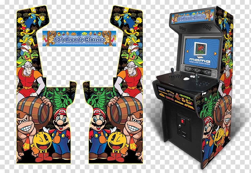 Asteroids Pac-Man Arcade cabinet Arcade game MAME, arcade machine transparent background PNG clipart
