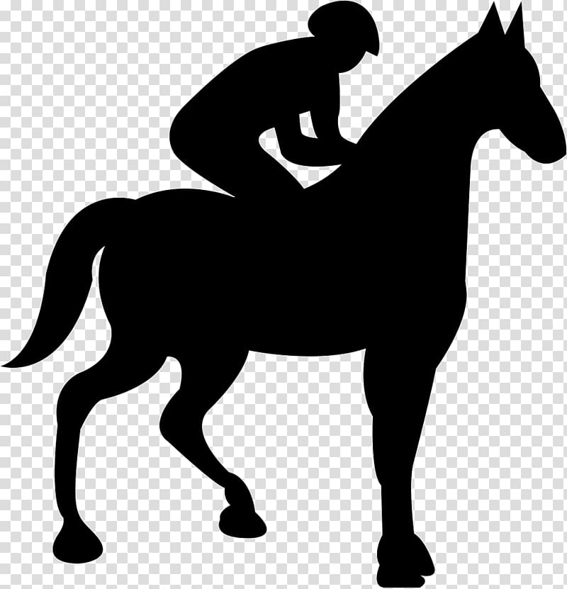 Horse Jockey Jinete Silhouette, horse transparent background PNG clipart