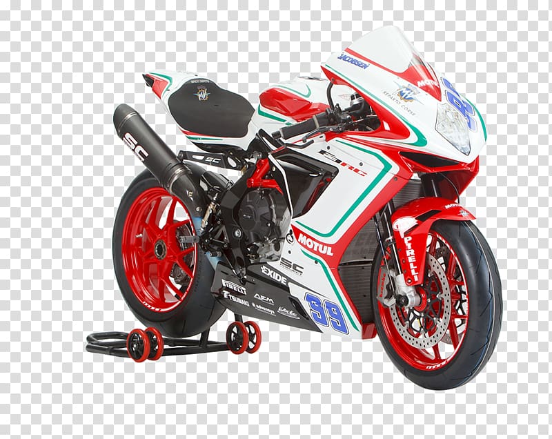 2018 Supersport World Championship Motorcycle fairing MV Agusta F3, motorcycle transparent background PNG clipart