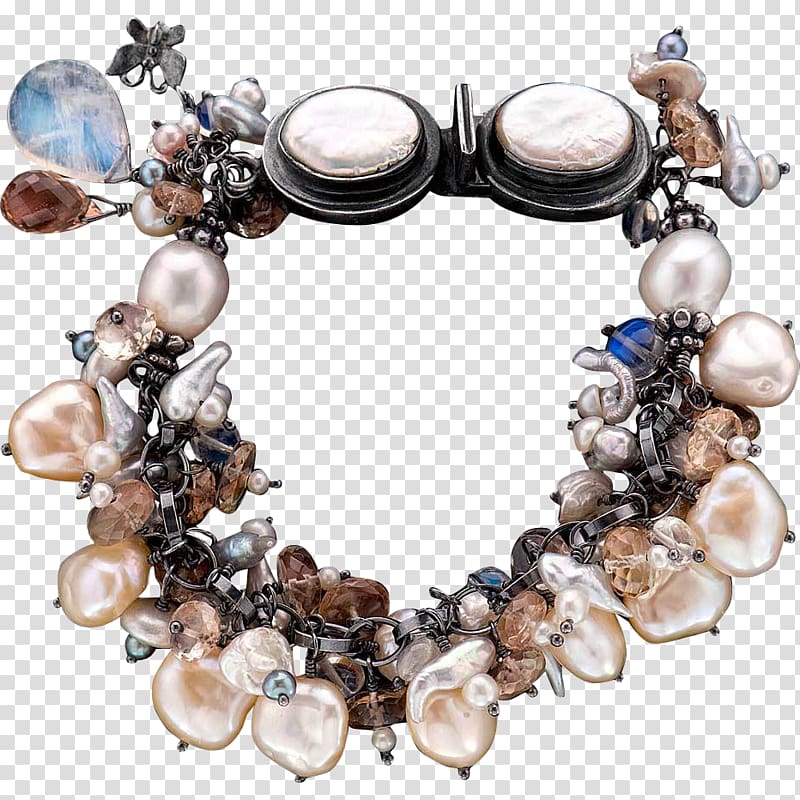 Cultured freshwater pearls Oregon Sunstone Bracelet, others transparent background PNG clipart