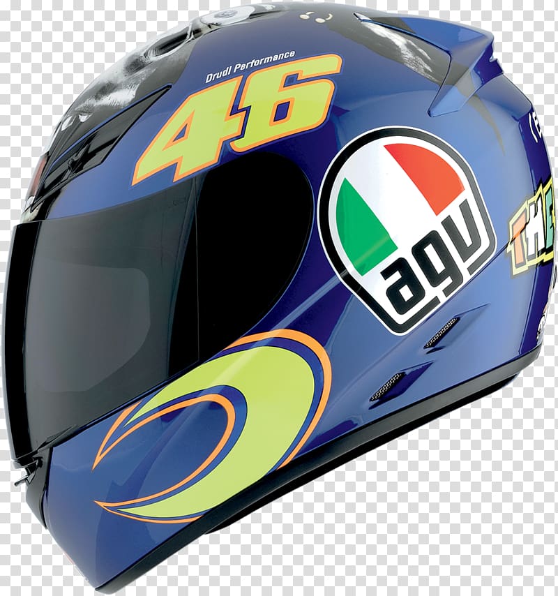 Motorcycle Helmets Italian motorcycle Grand Prix AGV, motorcycle helmets transparent background PNG clipart