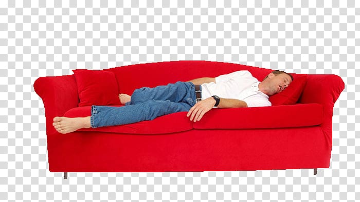 CouchSurfing Young Man Asleep Bed, Veterinarian transparent background PNG clipart
