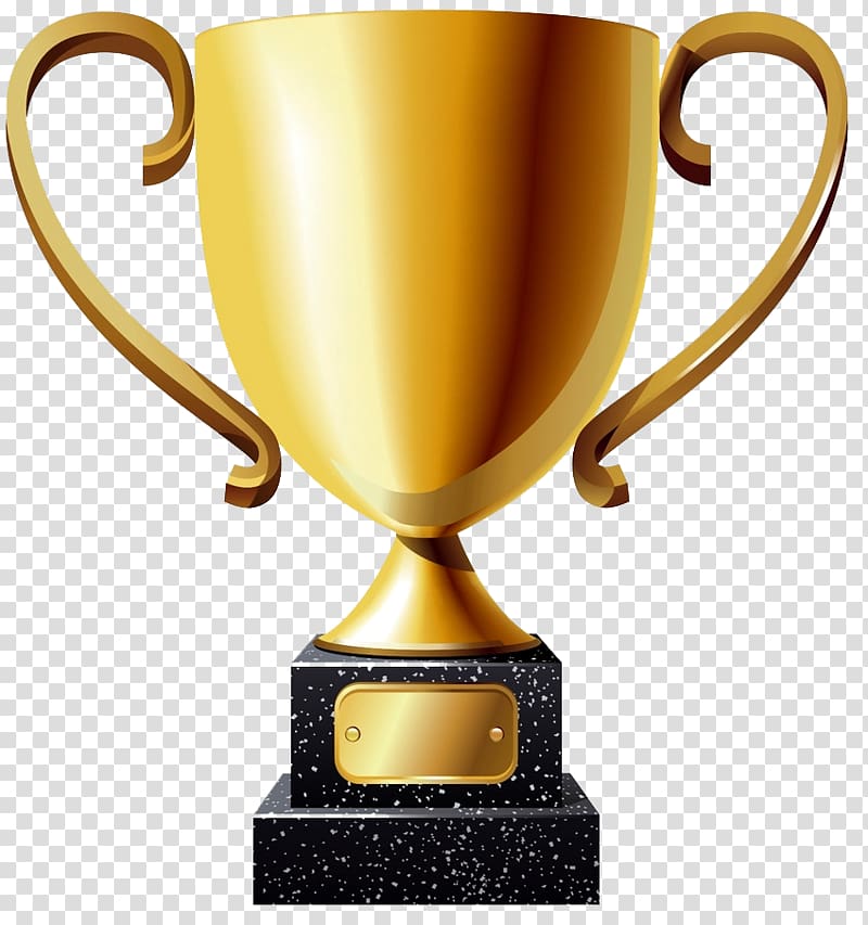 gold trophy graphic, Trophy Cartoon , Gold trophy transparent background PNG clipart