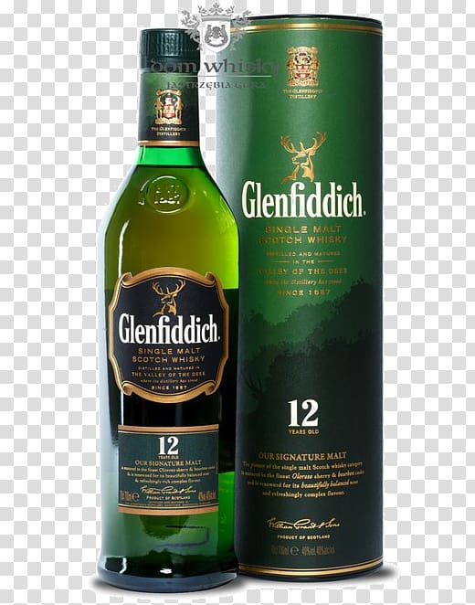Scotch whisky Single malt whisky Glenfiddich Speyside single malt Whiskey, Glenfiddich transparent background PNG clipart