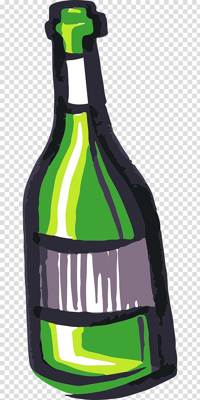 Sparkling wine Champagne French wine Bottle, wine transparent background PNG clipart