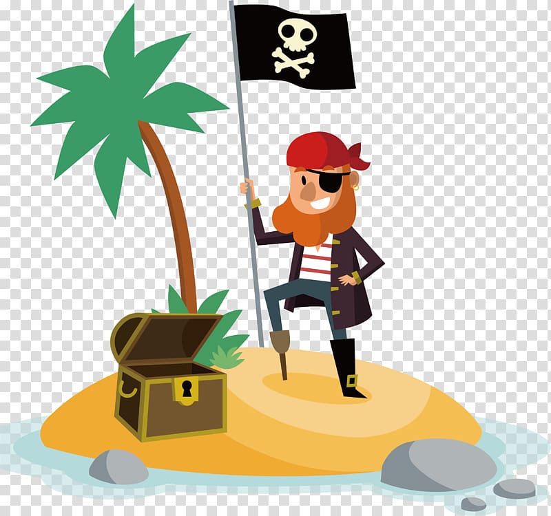 Treasure Island Hotel and Casino Drawing, One eyed pirate captain transparent background PNG clipart