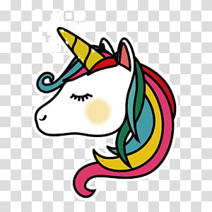 Paper Sticker Unicorn Wall decal Pastel, unicornio, yellow, pink, and ...