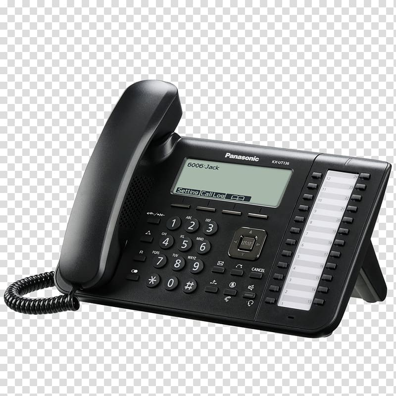 Business telephone system VoIP phone Panasonic Session Initiation Protocol Voice over IP, others transparent background PNG clipart