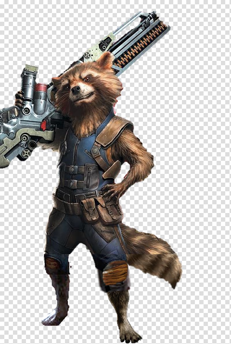 Marvel Guardians of Galaxy Rocket Raccoon, Rocket Raccoon Thor Groot Iron Man Hulk, rocket raccoon transparent background PNG clipart