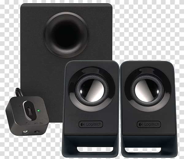 Logitech Z213 Computer speakers Loudspeaker Subwoofer, computer transparent background PNG clipart