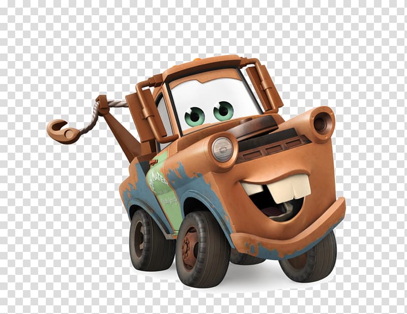 Disney Infinity Cars Mater Lightning McQueen Character, Cars, Disney Cars Mater transparent background PNG clipart