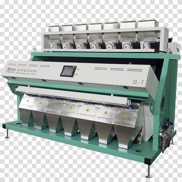 Rice color sorting machine Colour sorter Optical sorting Bean, rice transparent background PNG clipart