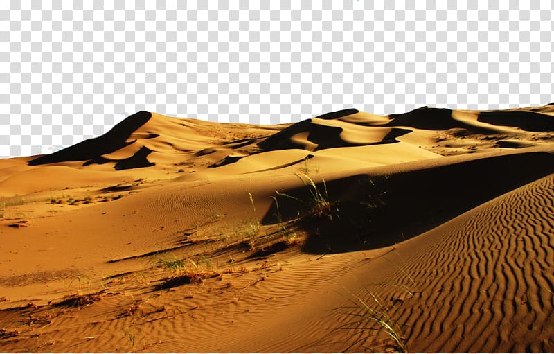 desert during daytime, Sahara Shaanxi Gobi Desert Erg, Desert transparent background PNG clipart