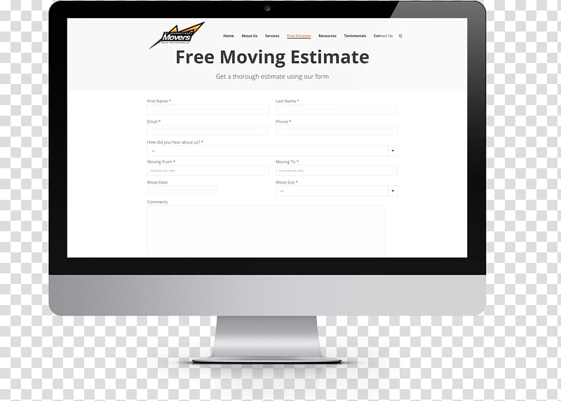 Responsive web design Web development, moving company transparent background PNG clipart
