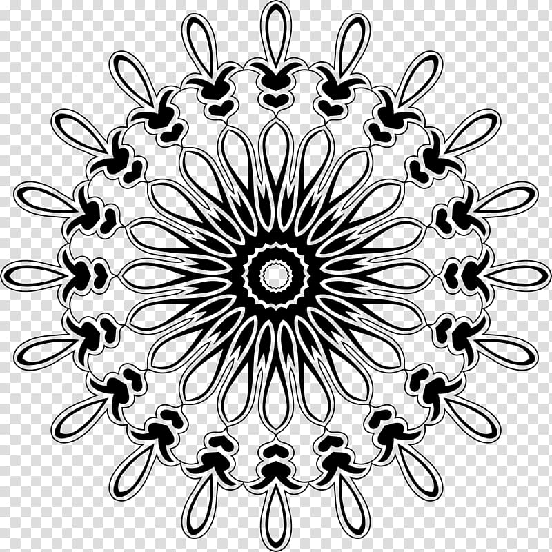 Cassandra Remixes Techno Disc jockey, mandala contour transparent background PNG clipart