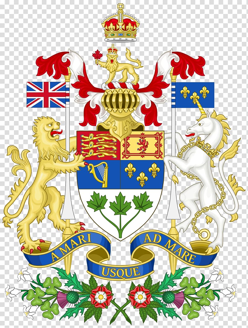 Arms of Canada Coat of arms Flag of Canada A Mari Usque Ad Mare, Canada transparent background PNG clipart