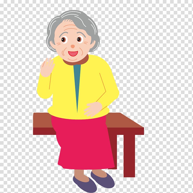 Cartoon Old Lady PNG Transparent Images Free Download, Vector Files