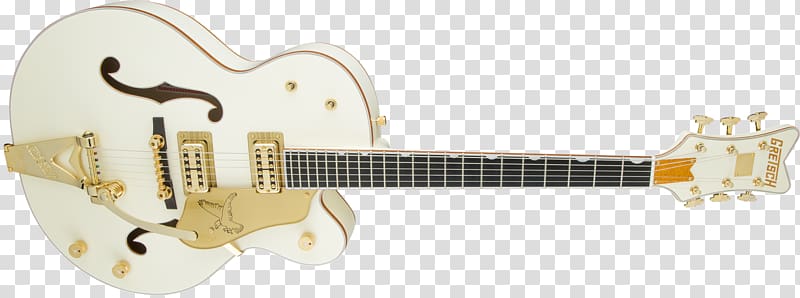 Gretsch White Falcon Musical Instruments Electric guitar, electric guitar transparent background PNG clipart
