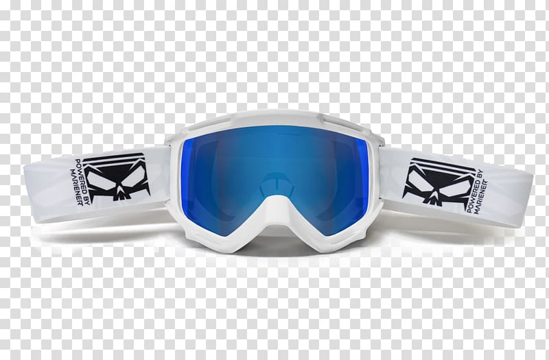 Goggles Sunglasses Blue White, glasses transparent background PNG clipart