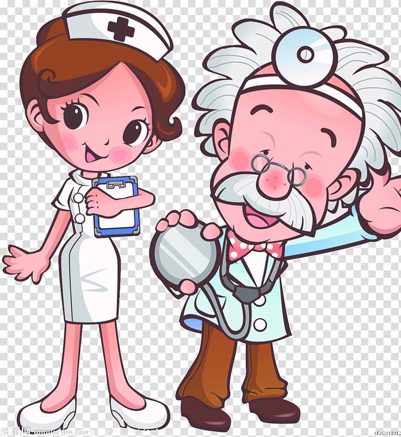doctor and nurse illustration, Physician Cartoon Nurse, Doctors and nurses transparent background PNG clipart