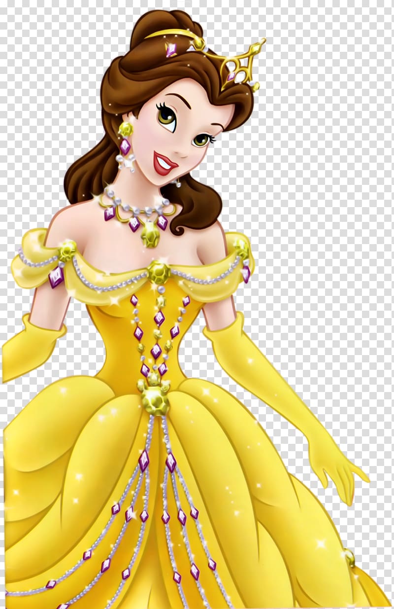 Belle Beast Cinderella Rapunzel Fa Mulan, belle transparent background PNG clipart