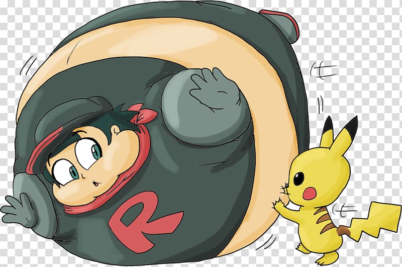 Work of art Artist Character, Pikachu Inflation transparent background PNG clipart