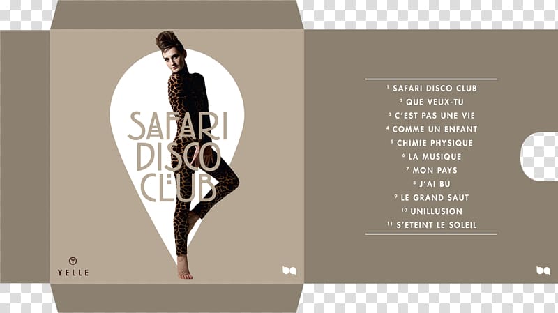 Yelle YouTube Safari Disco Club Graphic design, safari transparent background PNG clipart