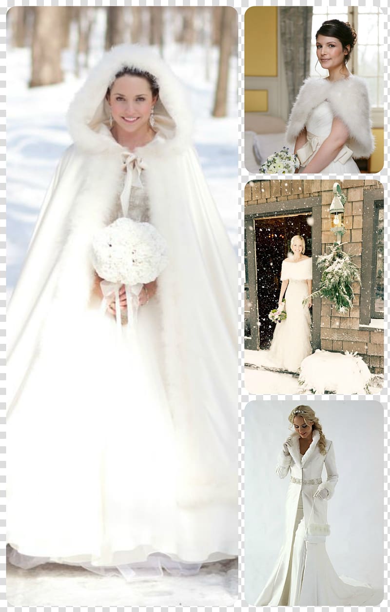 Wedding dress Bride Fur clothing, dress transparent background PNG clipart