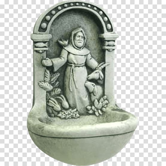 Bird Feeders Fairy door Statue Stone carving, Bird transparent background PNG clipart