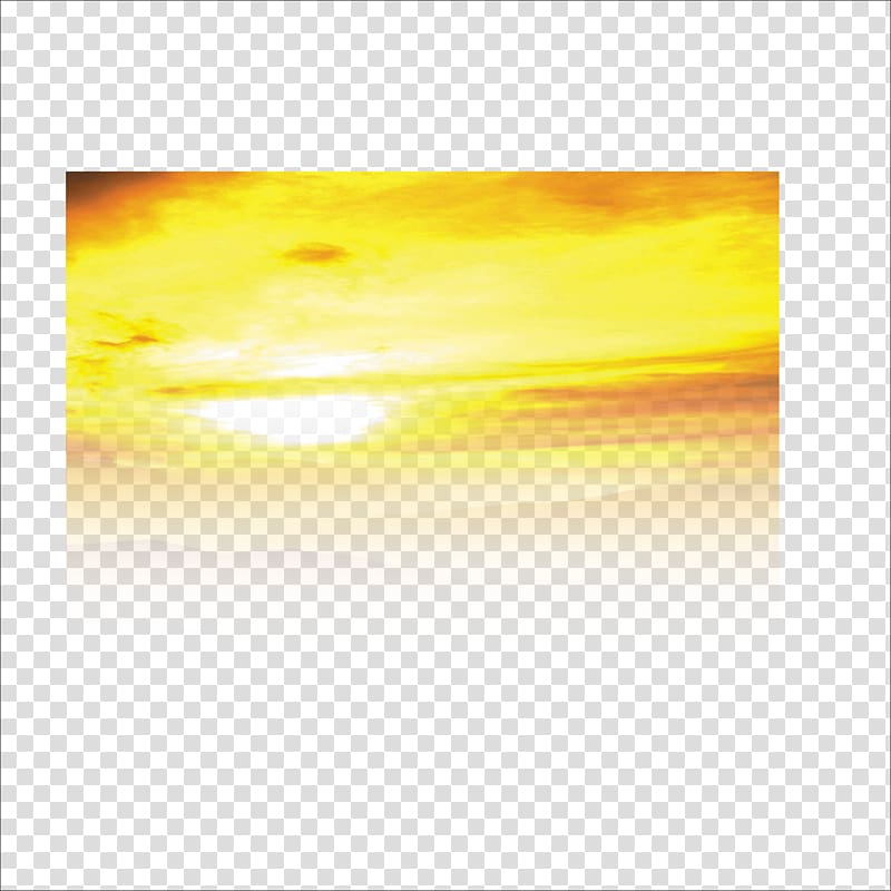cloud during golden hour, Yellow Pattern, sunrise transparent background PNG clipart