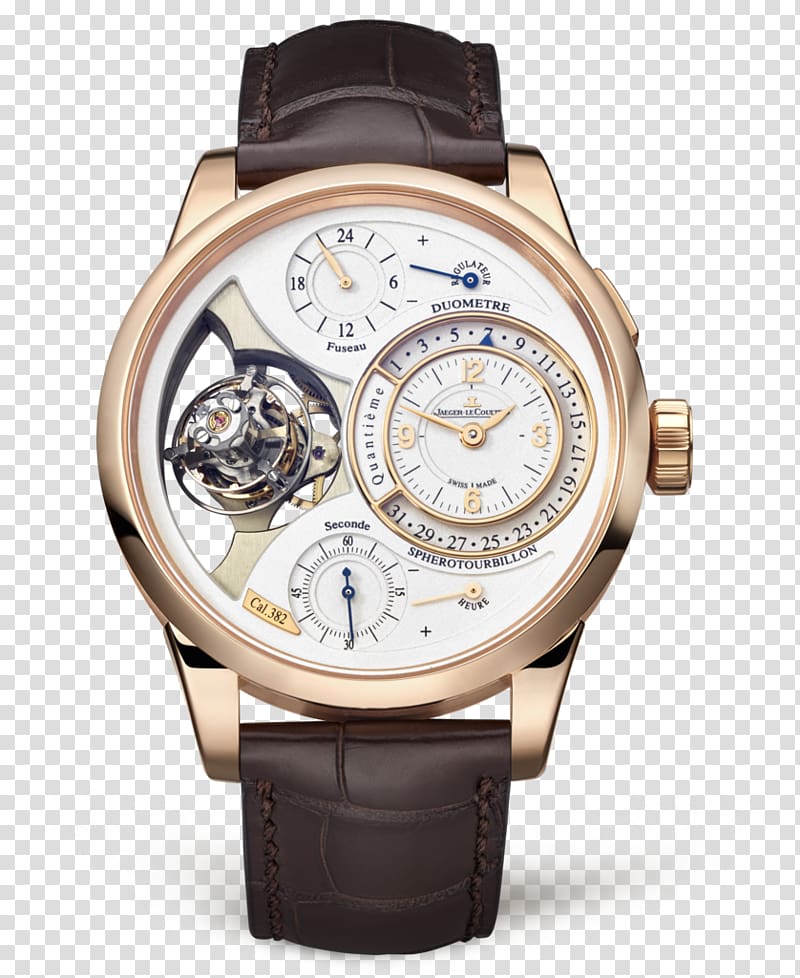 Jaeger-LeCoultre Watch Chronograph Complication Tourbillon, watch transparent background PNG clipart